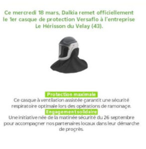 Sécurité des salariés, casques versaflo
